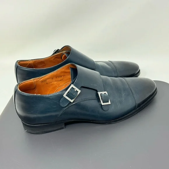 Wolf and Shepherd Monk Strap 9945  Dress Shoes Men’s size 9 - Picture 3 of 15